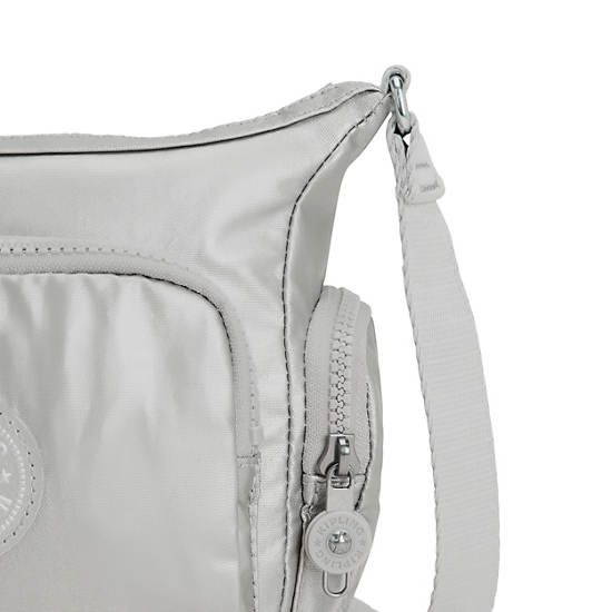 Kipling Gabbie Mini Metallic Crossbody Táska Titán | HU 1123LI